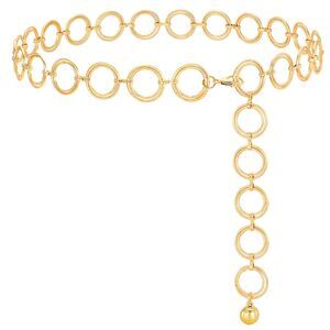 8256 Chain Belts For Women Fashion Gold/silver Waist Chains Belt Dresses